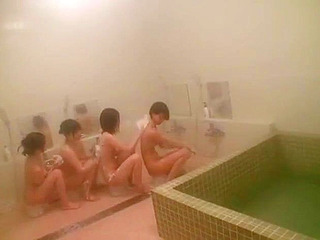 Yucky, Nudie Japs Get Rinsed Off in Public Showers with Nippon Voyeur